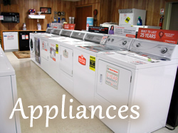 Ranges & Cooktops, Dishwashers, Washers/Dryers, Combo Washers/Dryers, Hoses & Accessories, Refrigerators, Freezers, Etc.