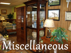 Artwork, KitCat Clocks, Corner Cabinets, End Tables, Coffee Tables, Lamps, Etc.